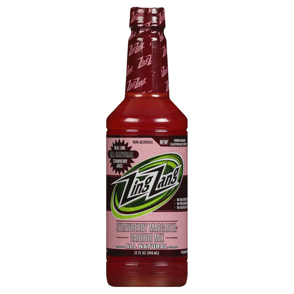 Zing Zang Strawberry Margarita Daiquiri Mix (32 fl oz)