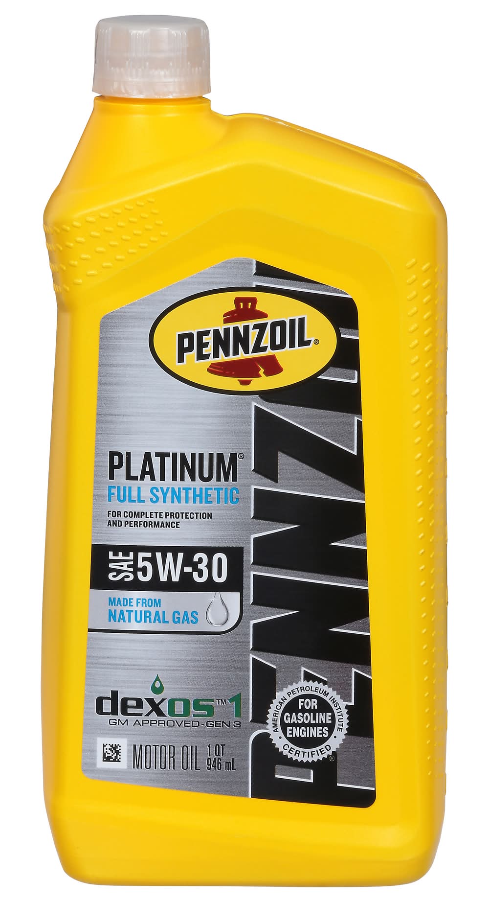 Pennzoil Sae 5w-30 Full Synthetic Platinum Motor Oil (1 qt)