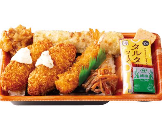 タルタル特のり弁当 Special seaweed lunch box with tartar sauce