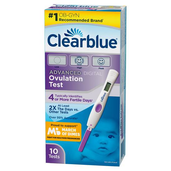 Clearblue Ovulation Tests Advanced Digital (10 ct)