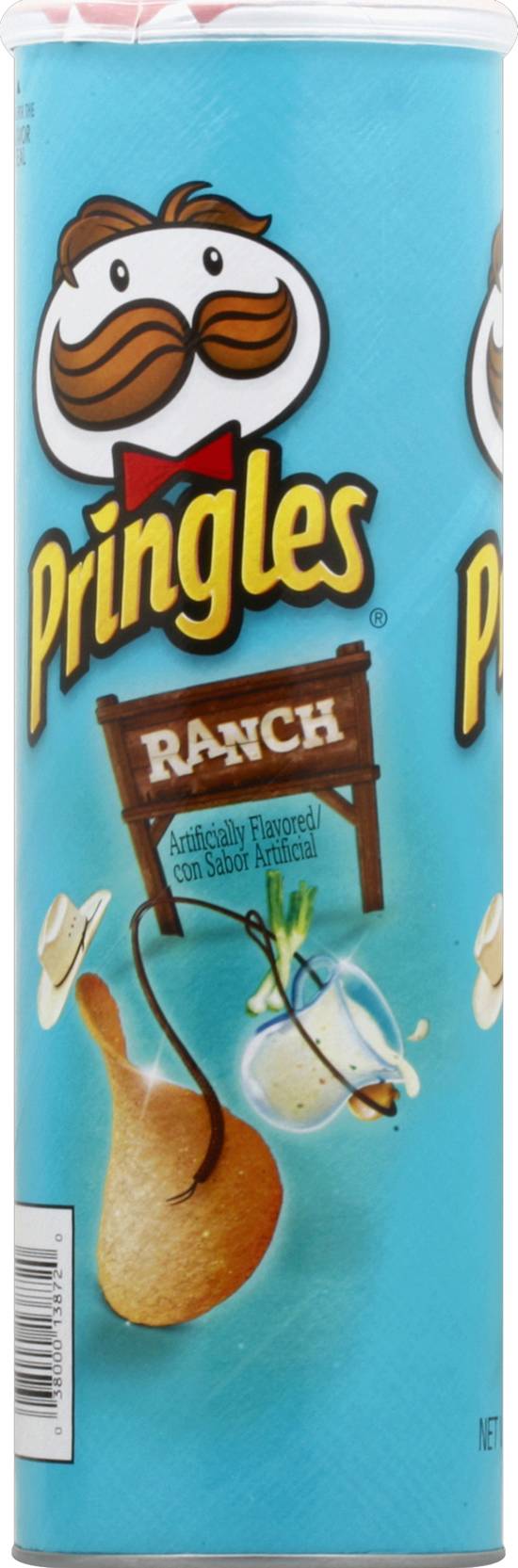Pringles Ranch Artificiallicially Flavored Potato Crisps