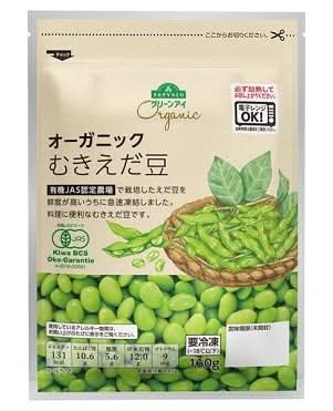 トップバリュ グリーンアイ オーガニック むきえだ豆 (160g)