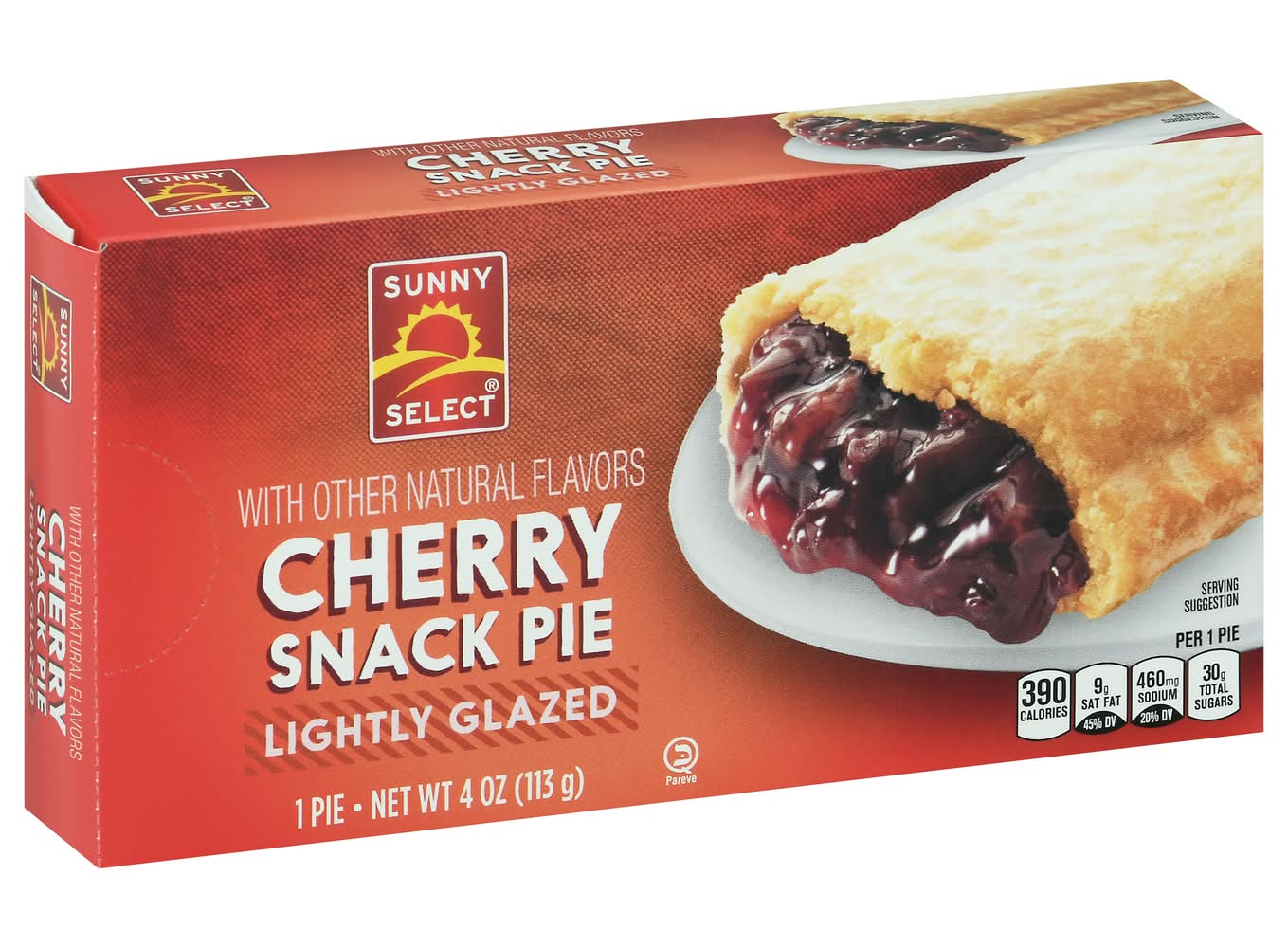 Sunny Select Snack Pie, Cherry, Lightly Glazed (4 oz)