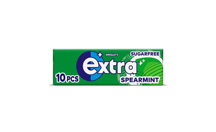 Extra Spearmint Chewing Gum Sugar Free 10 pieces (478024)