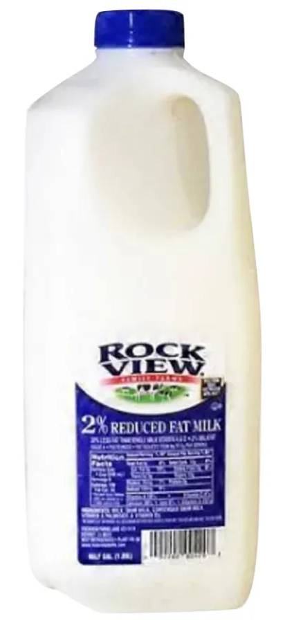 Rock View 2% Reduced Fat Milk