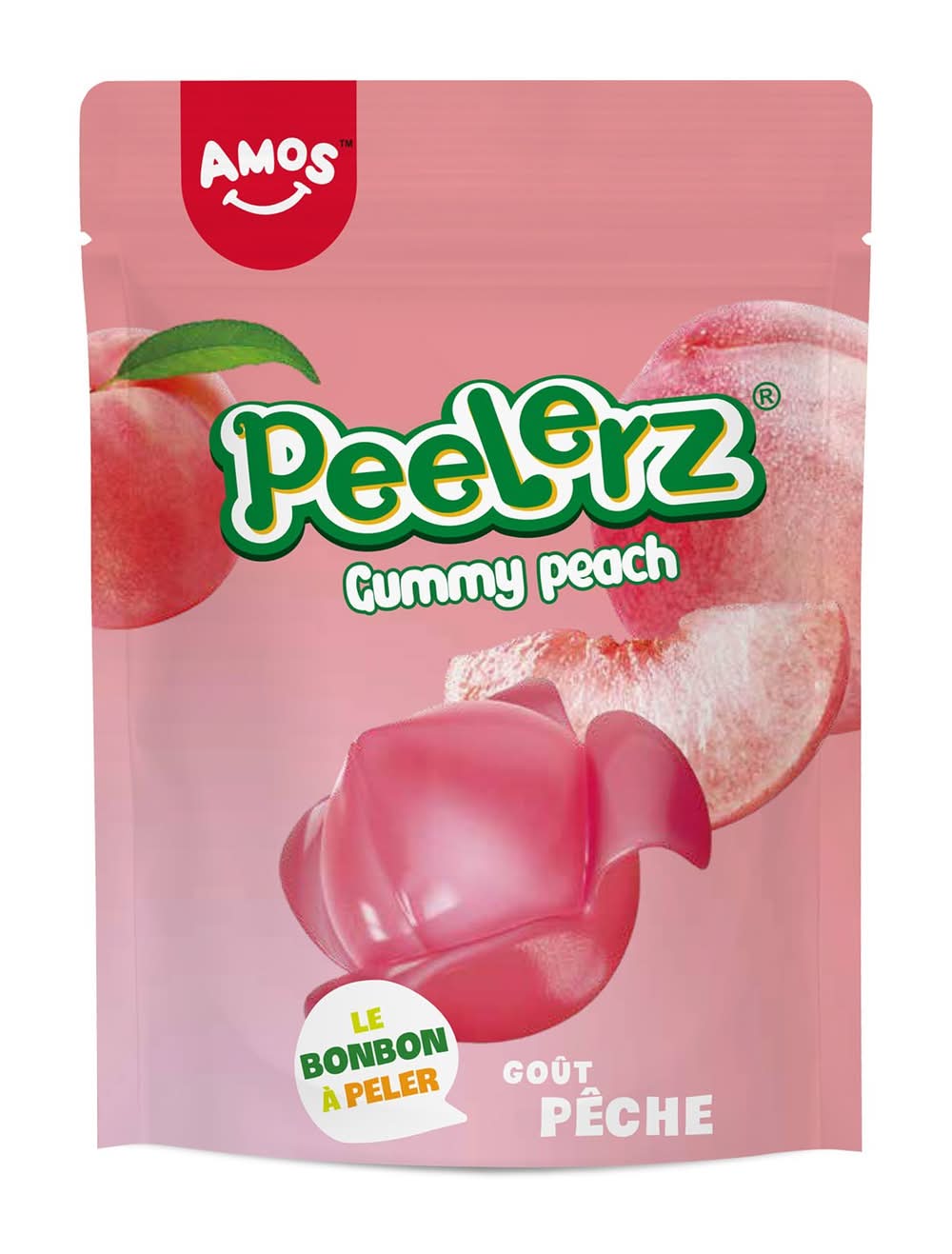 Peelerz - Bonbon à peler, pêche (120g)