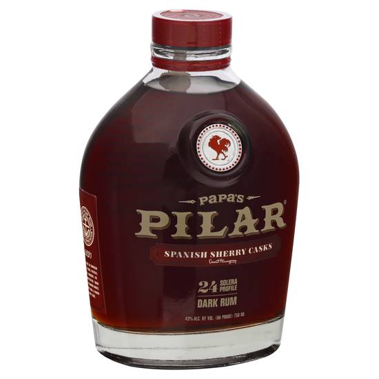 Papa's Pilar Spanish Sherry Casks 24 Dark Rum ( 750 ml )