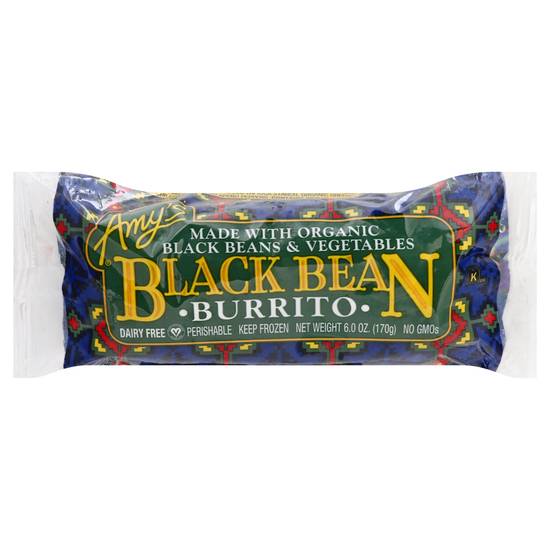 Amy's Dairy Free Black Bean Burrito