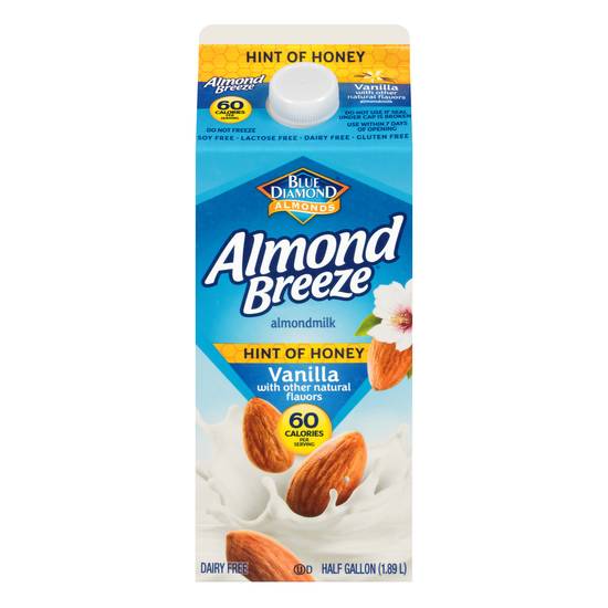 Almond Breeze Hint Of Honey Vanilla Almondmilk (0.5 gal)