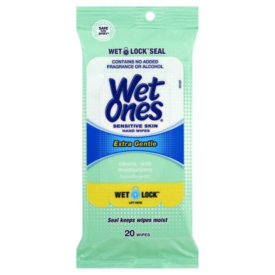 Wet Ones Sensitive Skin Fragance Free Wipes (20 ct)