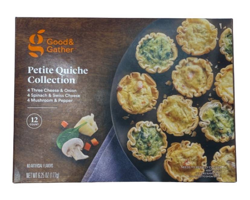 Good & Gather Petite Quiche Collection (6.25 oz, 12 ct)