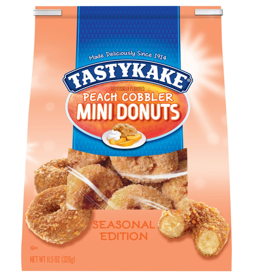 Tastykake Spring Edition Peach Cobbler Mini Donuts (11.5 oz)