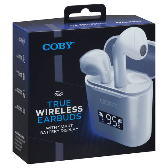 Coby True Wireless Earbuds (white)