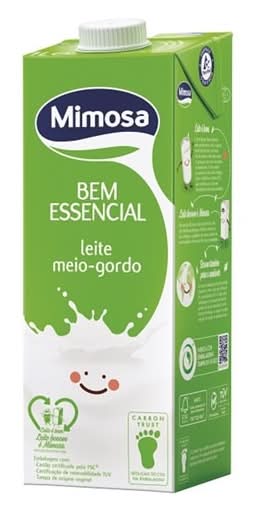 LEITE UHT MEIO GORDO 1L MIMOSA