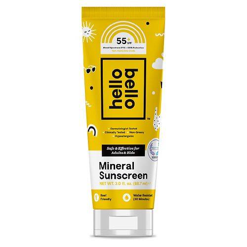 Hello Bello Mineral Sunscreen, SPF 50 - 3.0 oz