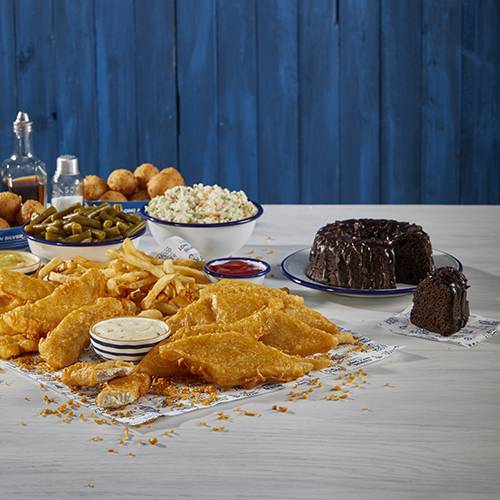 Free Cake with Ten Pieces Family Meal