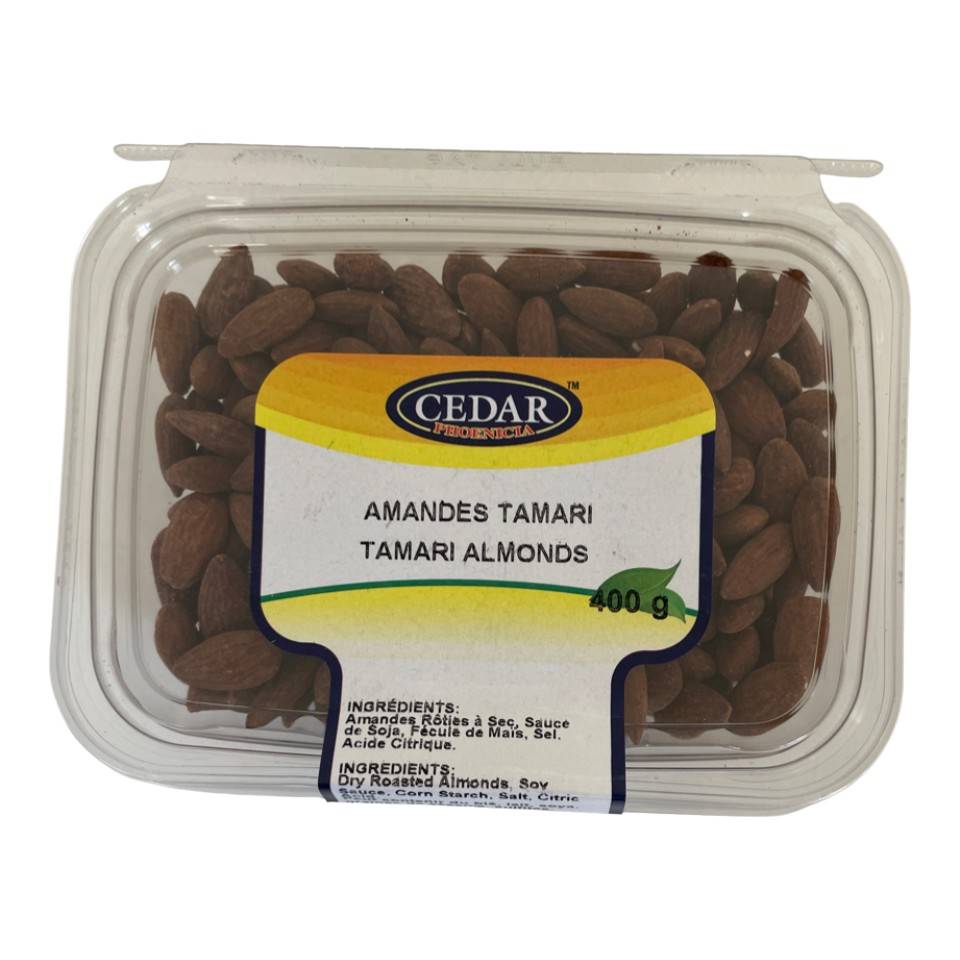 Cedar tamari (400 g) - tamari almonds (400 g)