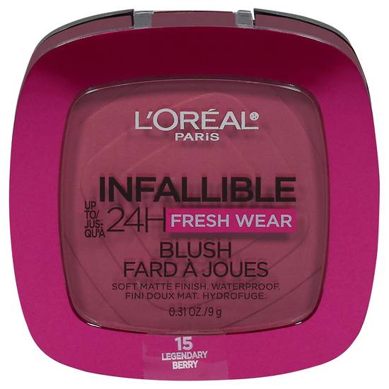 L'oréal Infallible Up To 24h Fresh Wear Soft Matte Blush (15 legendary berry)
