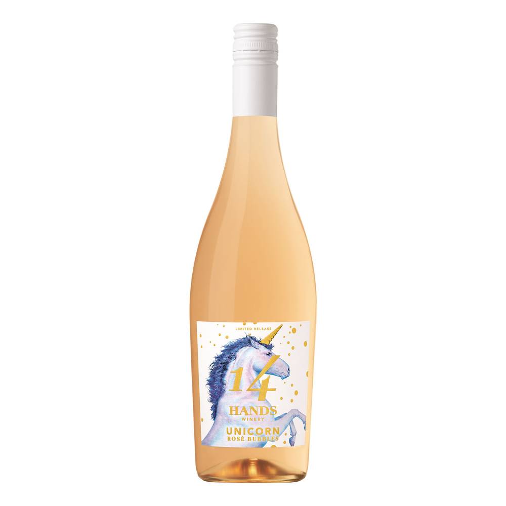 14 Hands Unicorn Rose Bubbles Sparkling Wine (750 ml)