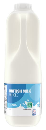 ASDA British Whole Milk (1136ml)