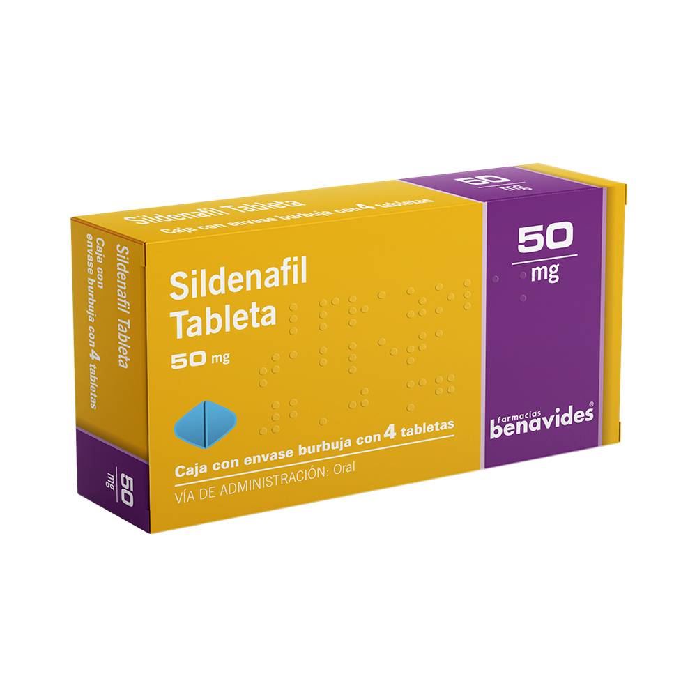 Farmacia benavides sildenafil tabletas 50 mg (4 un)