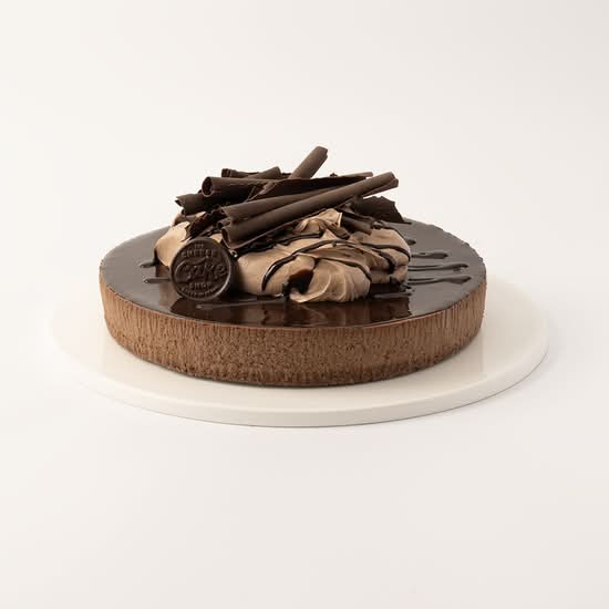 Quad Choc Baked Cheesecake