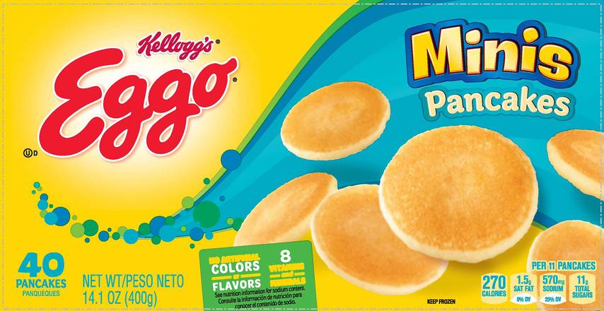 Eggo Kellogg's Minis Pancakes (40 ct)