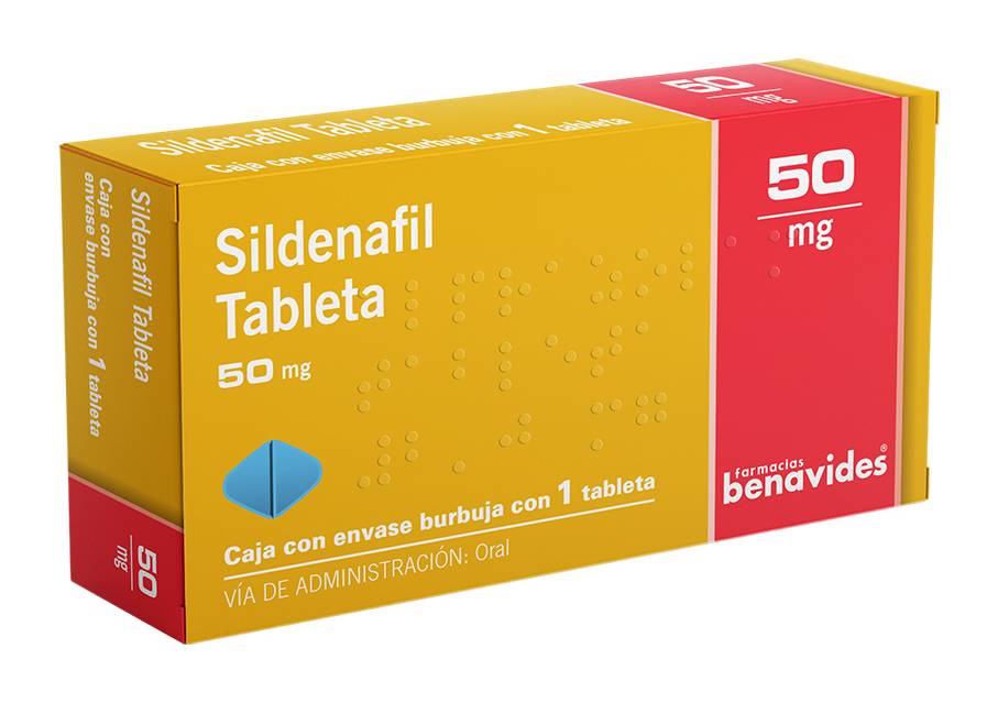 Farmacias Benavides · Tableta de sildenafil 50 mg