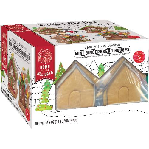 Brand Castle Mini Gingerbread Houses