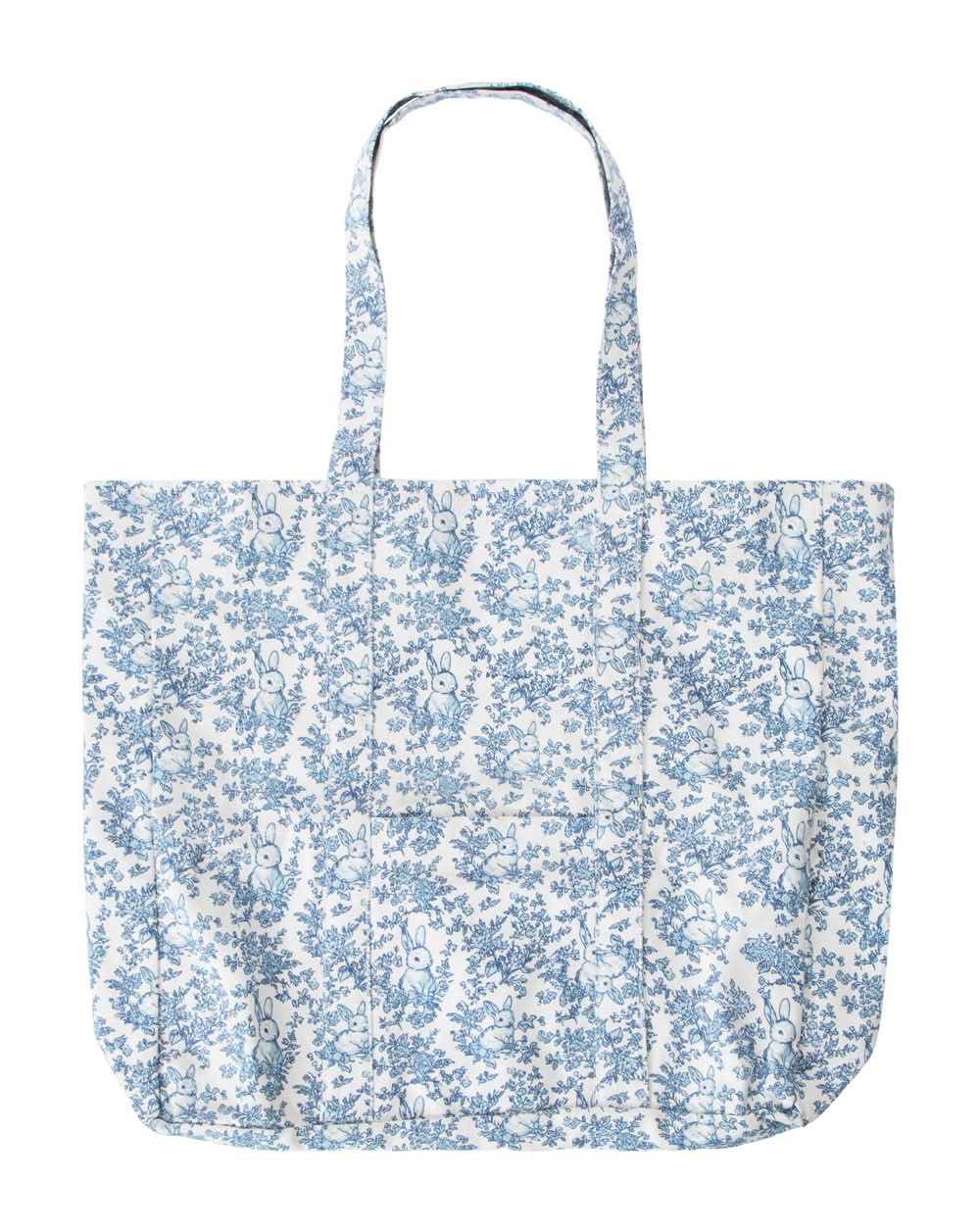 Printed Tote Bag Blue