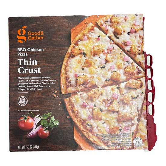Good & Gather Thin Crust Frozen Pizza ( bbq - chicken)