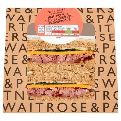 Waitrose & Partners Ham Hock & Red Leicester Ploughman's