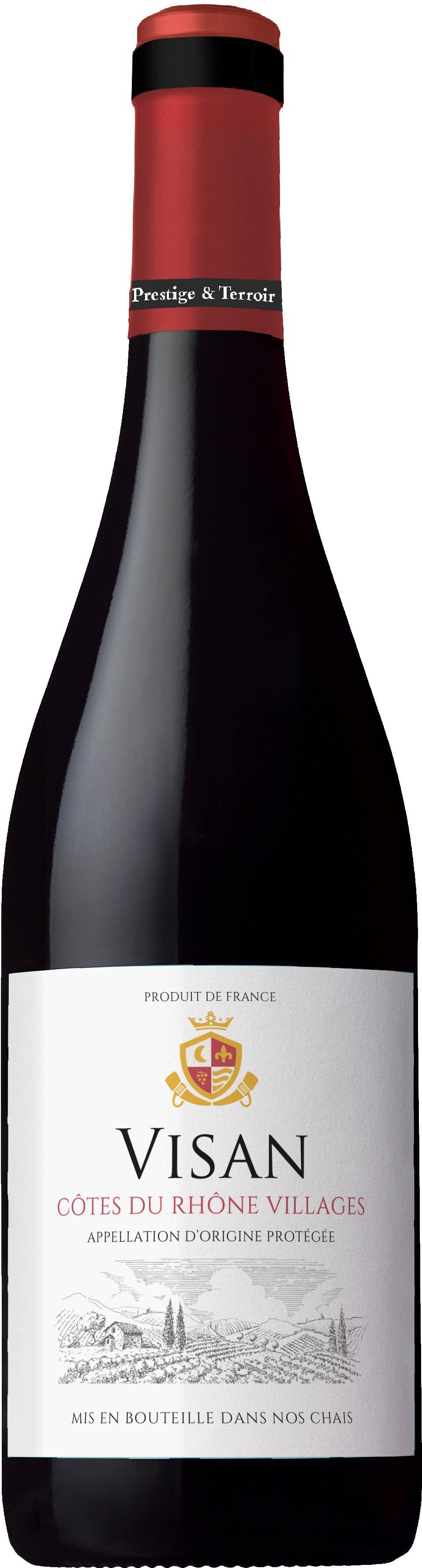 Visan - Vin rouge côtes du Rhône villages (750 ml)