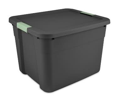 Brightroom Latching Storage Tote 20 Gallon, Gray