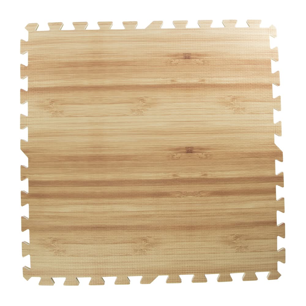 Woodgrain interlocking Foam Floor Mat Tile 24in x 24in
