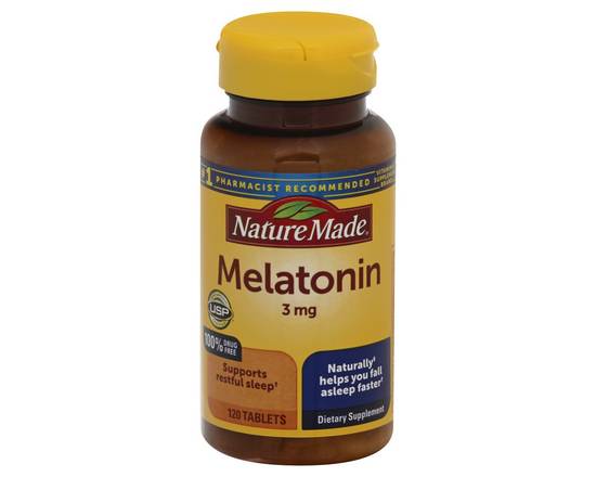 Nature Made · Melatonin 3 mg Dietary Supplement (120 tablets)