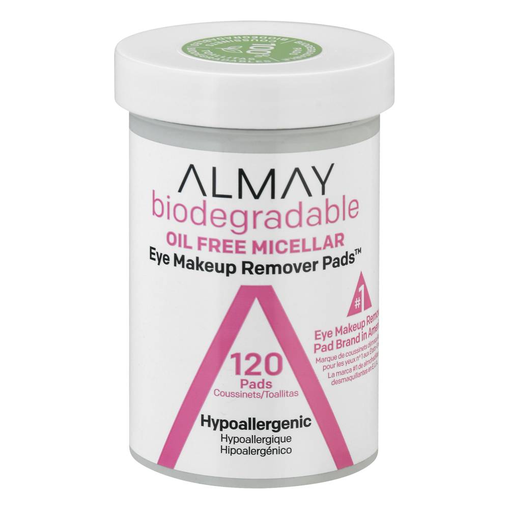 Almay Biodegradable Eye Makeup Remover Pads (120 ct)