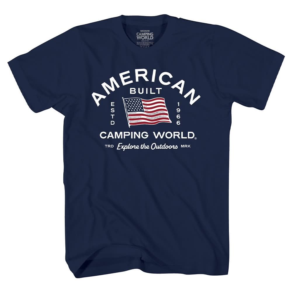 Camping World American Built Printed 100% Cotton T-Shirt