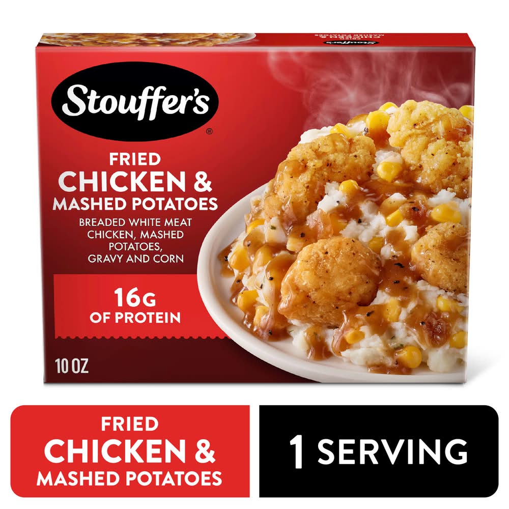 Stouffer's Fried Single Meals, Chicken & Mashed Potatoes (10 oz)
