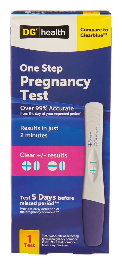 Dg Health One Step Pregnancy Test 1 Ct