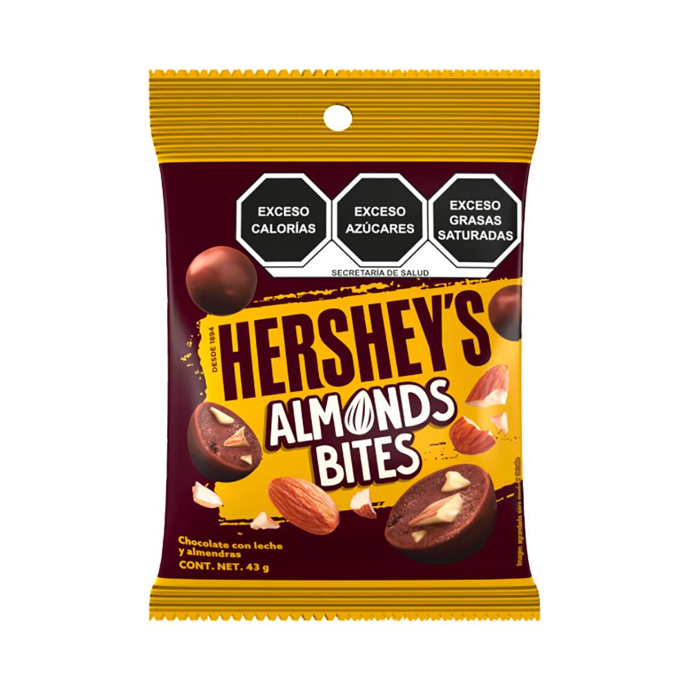 Hershey's · Bolitas de chocolate con leche y almendras (43 g)