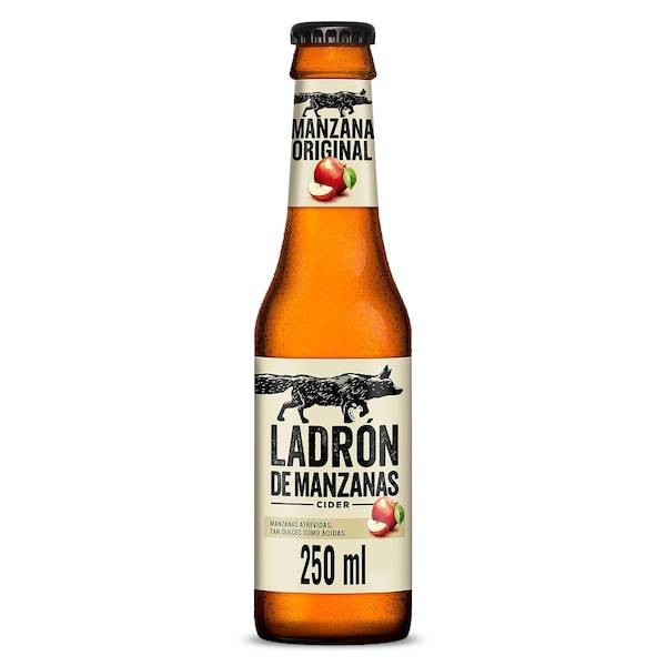 Sidra de manzana Ladrón de manzanas botella 25 cl