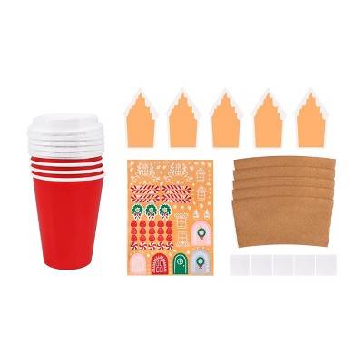 Spritz Christmas Gingerbread Beverage Cups (5 ct)