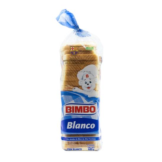 Bimbo pan blanco (2 un)