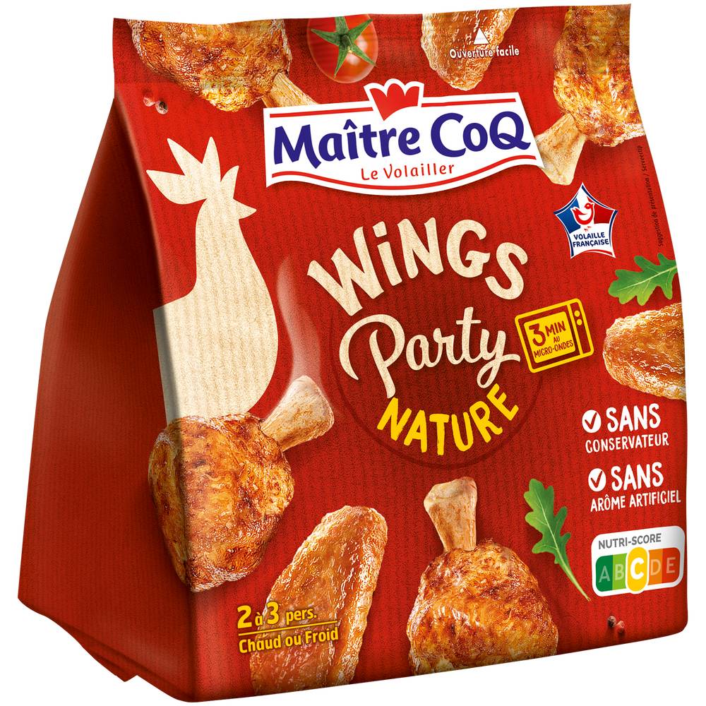 Maître CoQ - Manchons et ailerons de poulet marinés rôtis (400g)