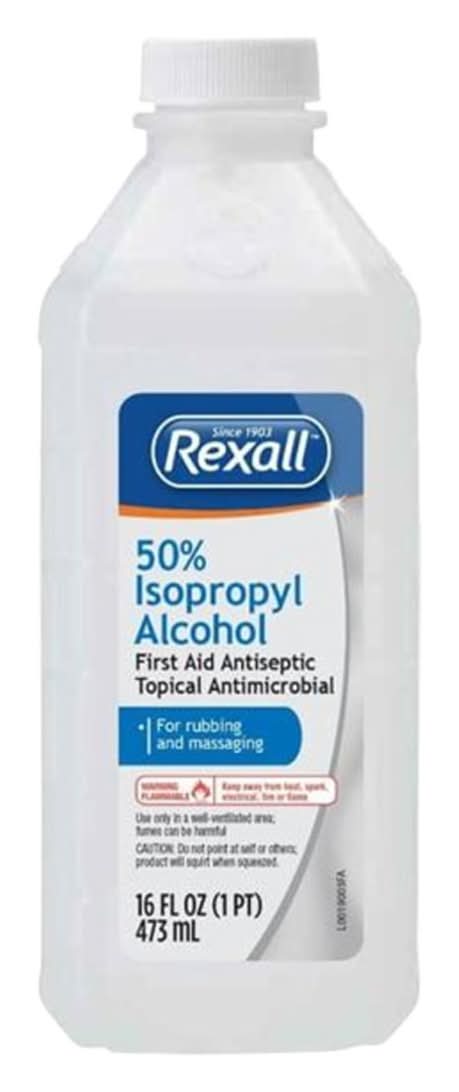 Rexall 50% Isopropyl Alcohol First Aid Antiseptic 16 Fl Oz