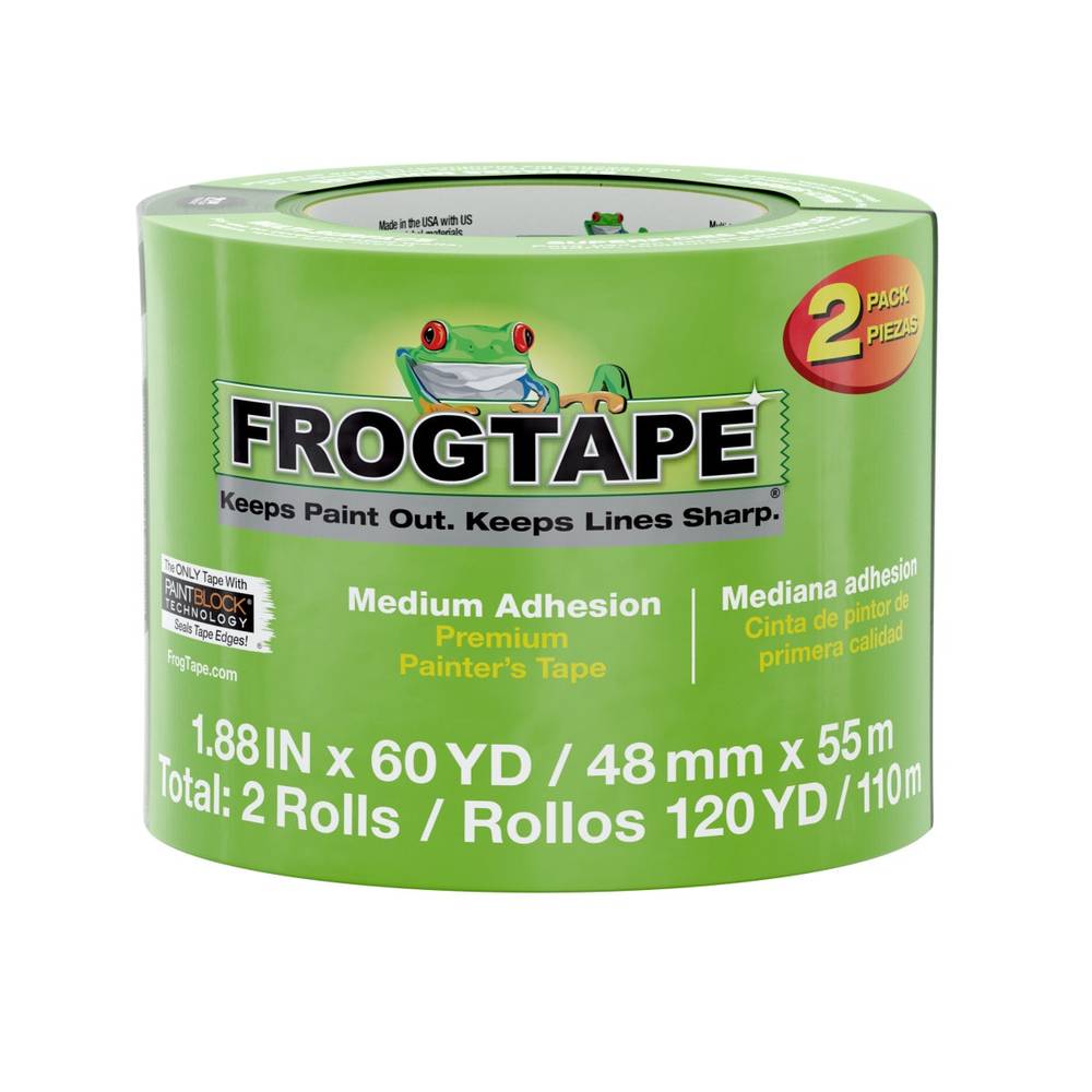 FrogTape Multi-Surface 2-Pack 1.88-in x 60 Yard(s) Painters Tape | 243011