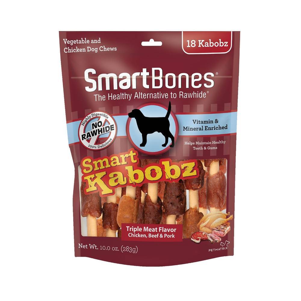 SmartBones Smart Kabobz Dog Treat (10 oz)