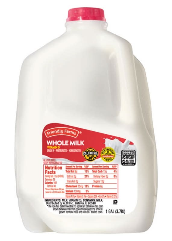 Friendly Farms Whole Milk