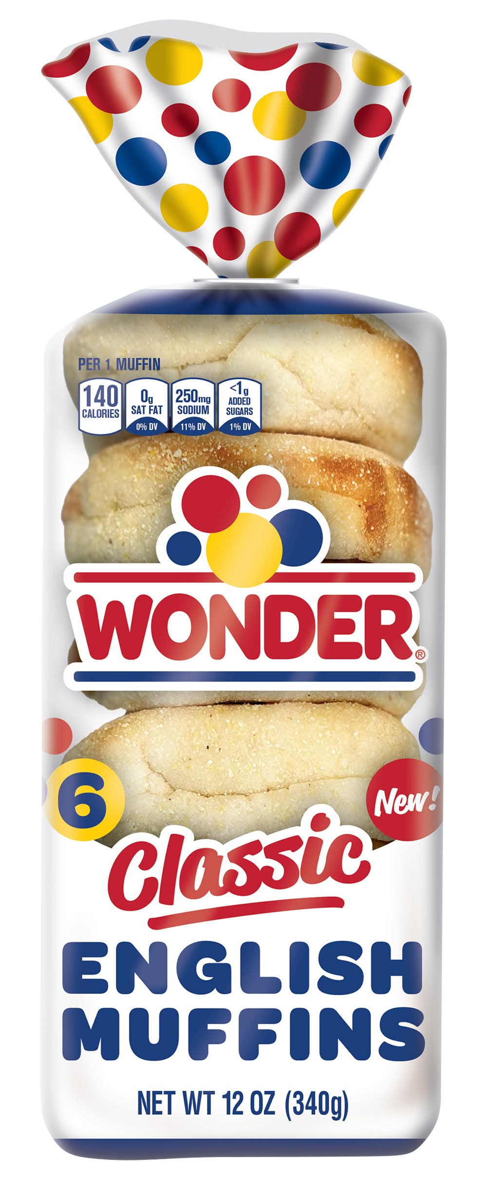 Wonder Classic English Muffin (12 oz, 6 ct)